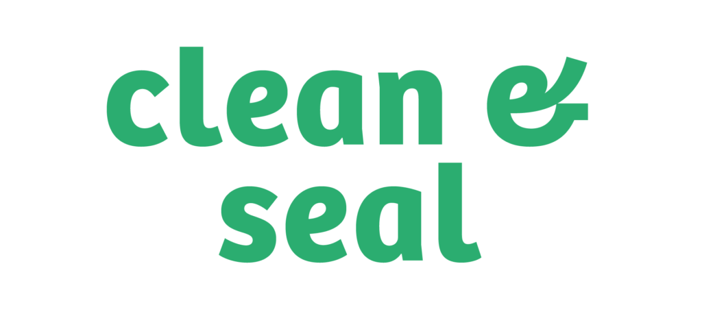 Schriftzug clean & seal