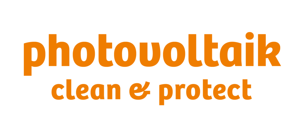 Schriftzug photovoltaik clean & protect von Koleen