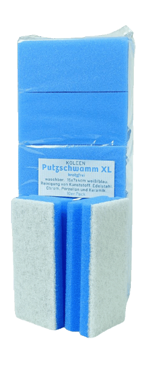 Putzschwamm XL blau 10er-Pack