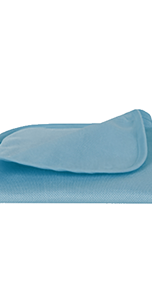 Microfaser Glastuch blau