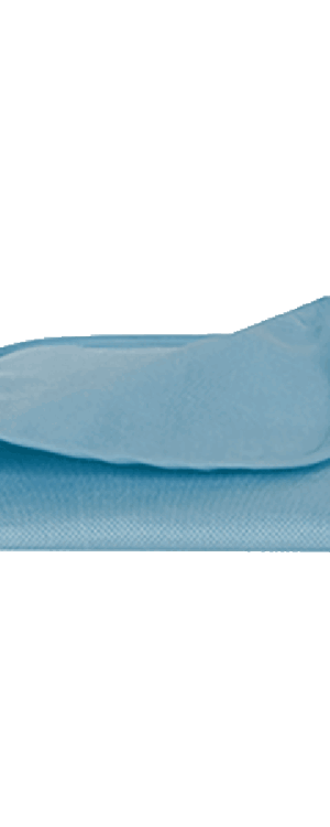 Microfaser Glastuch blau