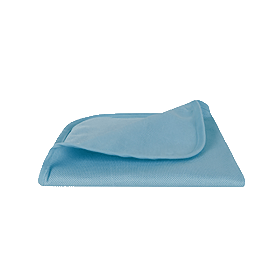 Microfaser Glastuch blau